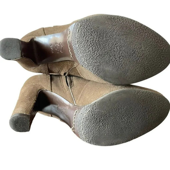 Tory Burch Milan Suede Bootie Women’s 5.5 Brown Heel Boho Festival‎ - Picture 11 of 13